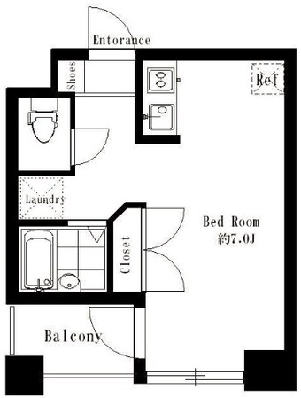 シンシア銀座EASTの物件間取画像